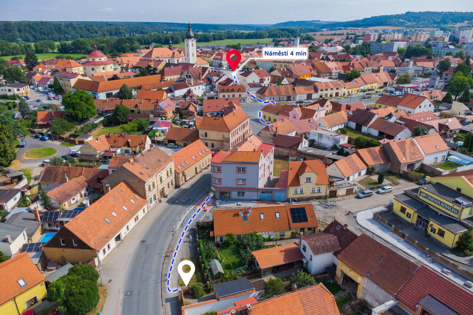 Rodinný dům 5+kk nedaleko náměstí v Dobřanech   4.499.000,- Kč