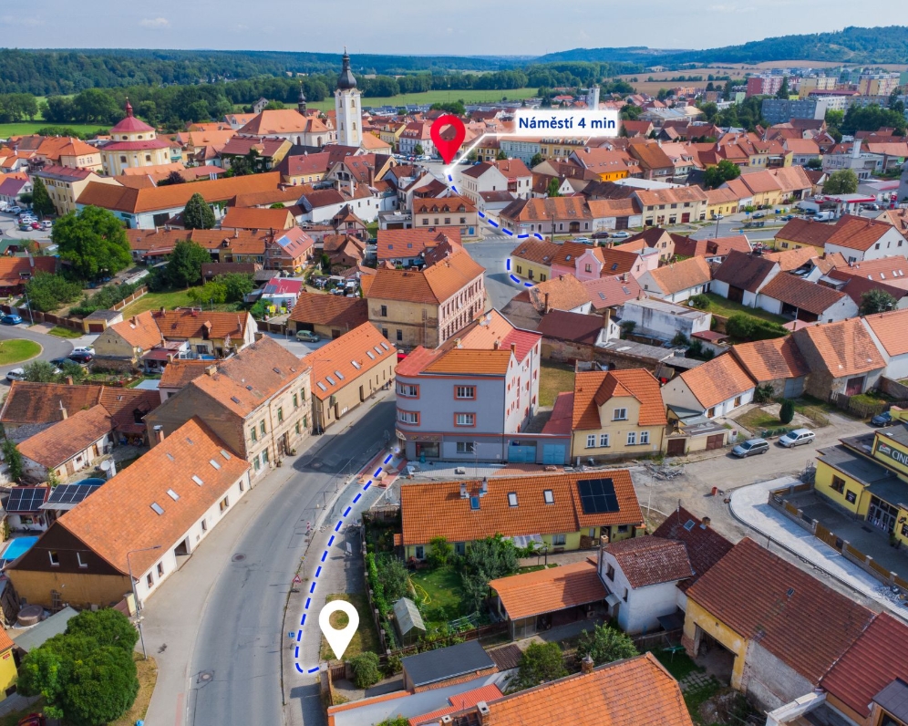 Rodinný dům 5+kk nedaleko náměstí v Dobřanech   4.499.000,- Kč
